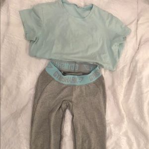 Gymshark Flex Leggings w/ a matching shirt